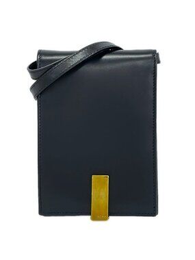 Gucci Wallet 030 Black Gold Leather
